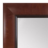 MR1525-2 Pecan - Large Custom Wall Mirror Custom Floor Mirror MR1525-2 Pecan - Large Custom Wall Mirror Custom Floor Mirror