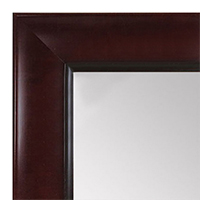 MR1525-4 Mahogany - Large Custom Wall Mirror Custom Floor Mirror