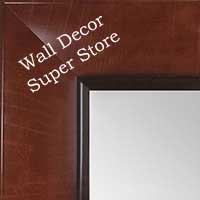 MR1526-2 Pecan - Extra Large Custom Wall Mirror Custom Floor Mirror