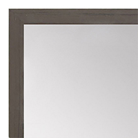 MR1532-3 Distressed Dark Brown - Very Small Custom Wall Mirror - Custom Bathroom Mirror