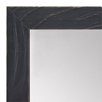 MR1533-1 Distressed Black - Medium Custom Wall Mirror - Custom Bathroom Mirror