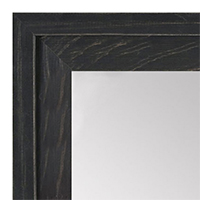 MR1534-1 Distressed Black - Large Custom Wall Mirror - Custom Bathroom Mirror