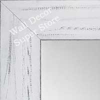 MR1535-2  Distressed White - Large Custom Wall Mirror Custom Floor Mirror