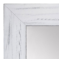 MR1535-2 Distressed White - Large Custom Wall Mirror Custom Floor Mirror