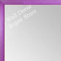 MR1540-13 Thin Metal Purple Lily Medium Custom Wall Mirror Custom Floor Mirror