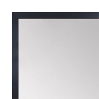 MR1540-03 Thin Metal Black Medium Custom Wall Mirror Custom Floor Mirror