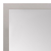 MR1843-10 Distressed White - 3/4 Inch Wide X 3/4 Inch High - Custom Wall Mirror - Custom Bathroom Mirror