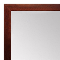 MR1544-3 Cherry - 3/4 Inch Wide X 1 1/4 Inch High - Custom Wall Mirror - Custom Bathroom Mirror