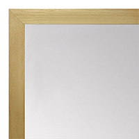 MR1843-4 Natural Clear - 3/4 Inch Wide X 3/4 Inch High - Custom Wall Mirror - Custom Bathroom Mirror