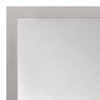 MR1544-10 Distressed White - 3/4 Inch Wide X 1 1/4 Inch High - Custom Wall Mirror - Custom Bathroom Mirror