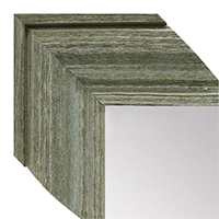 MR1547-2 Distressed Silver Gray Driftwood - Extra Extra Large Custom Wall Mirror Custom Floor Mirror