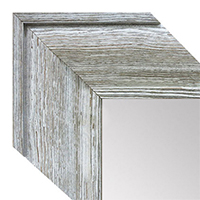 MR1547-4 Distressed White Driftwood - Extra Extra Large Custom Wall Mirror Custom Floor Mirror