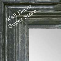 MR1547-5 Distressed Black Driftwood - Extra Extra Large Custom Wall Mirror Custom Floor Mirror