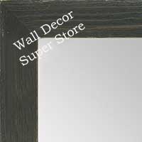 MR1548-5 Distressed Black Driftwood - Medium  Custom Wall Mirror