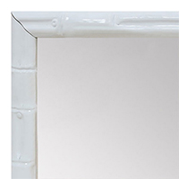 MR1551-1 Glossy White - Tropical Bamboo - Small Custom Wall Mirror Custom Floor Mirror MR1551-1 Glossy White - Tropical Bamboo - Small Custom Wall Mirror Custom Floor Mirror