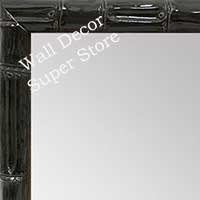 MR1551-2 Glossy Grey Brown - Tropical Bamboo - Small Custom Wall Mirror Custom Floor Mirror