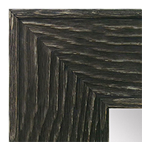 MR1554-5 Distressed Black Driftwood - Extra Extra Large Custom Wall Mirror Custom Floor Mirror