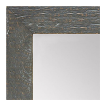 MR1555-4 Distressed Dark Gray - Medium Custom Wall Mirror