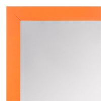 MR1564-12 Tangerine Orange - Very Small Custom Wall Mirror