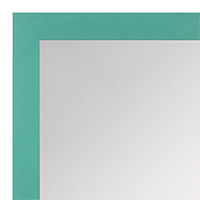 MR1564-17 Teal - Very Small Custom Wall Mirror