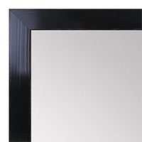 MR1566-3 Glossy Distressed Black - Small Custom Wall Mirror Custom Floor Mirror