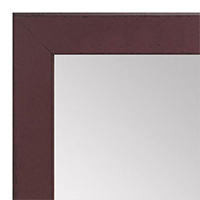 MR1570-6 Distressed Dark Red - Medium Custom Wall Mirror Custom Floor Mirror