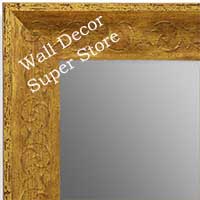 MR1614-1  Distressed Gold Custom Wall Mirror