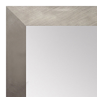 MR1688-2 | Silver / Flat Moulding | Custom Wall Mirror