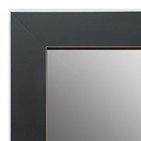 MR1689-1 | Black / Cube Moulding | Custom Wall Mirror