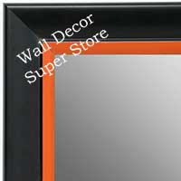 MR1690-3 | Black / Orange | Custom Wall Mirror