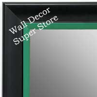 MR1690-5 | Black / Green | Custom Wall Mirror