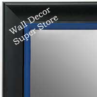 MR1690-6 | Black / Blue | Custom Wall Mirror