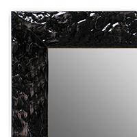 MR1692-1 | Glossy Black / Design | Custom Wall Mirror | Decorative Framed Mirrors | Wall D�cor