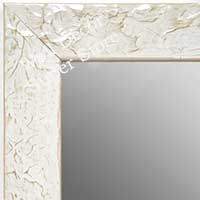 MR1692-2 | Glossy White / Design | Custom Wall Mirror | Decorative Framed Mirrors | Wall D�cor