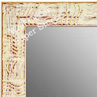 MR1702-2 | White / Cream / Design | Custom Wall Mirror | Decorative Framed Mirrors | Wall D�cor