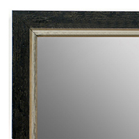 MR1720-1 | Distressed Black / Silver | Custom Wall Mirror | Decorative Framed Mirrors | Wall D�cor