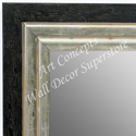 MR1721-2 | Distressed Black / Silver | Custom Wall Mirror | Decorative Framed Mirrors | Wall D�cor