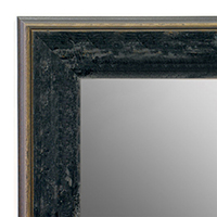 MR1734-6 | Distressed Black Granite | Custom Wall Mirror | Decorative Framed Mirrors | Wall D�cor