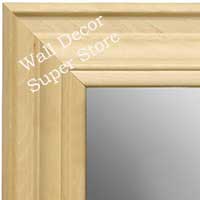 MR1749-1 | Unfinished Wood Frame | Unfinished Natural Wood Moulding - Paint or Stain | Custom Wall Mirror