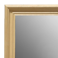 MR1753-1 | Unfinished Wood Frame | Unfinished Natural Wood Moulding - Paint or Stain | Custom Wall Mirror