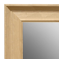 MR1761-1 | Unfinished Wood Frame | Unfinished Natural Wood Moulding - Paint or Stain | Custom Wall Mirror