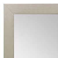 MR1844-10 White Wash Medium Custom Wall Mirror Custom Floor Mirror