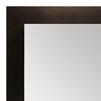 MR1844-1 Espresso Coffee Brown Medium Custom Wall Mirror Custom Floor Mirror