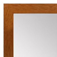 MR1844-2 Honey Maple Medium Custom Wall Mirror Custom Floor Mirror