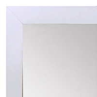 MR1844-8 White Medium Custom Wall Mirror Custom Floor Mirror