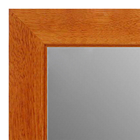 MR1845-2 Honey Maple- Value Price - Medium Custom Wall Mirror Custom Floor Mirror