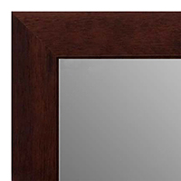 MR1845-5 Walnut - Value Price - Medium Custom Wall Mirror Custom Floor Mirror