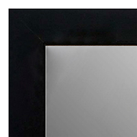 MR1845-9 Matte Black - Value Price - Medium Custom Wall Mirror Custom Floor Mirror