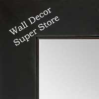 MR1865-1 Matte Satin Black - Value Priced - Large Custom Wall Mirror Custom Floor Mirror