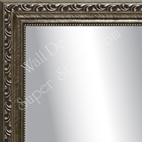 MR1912-2 Silver Ornate with Beads  Custom Mirror